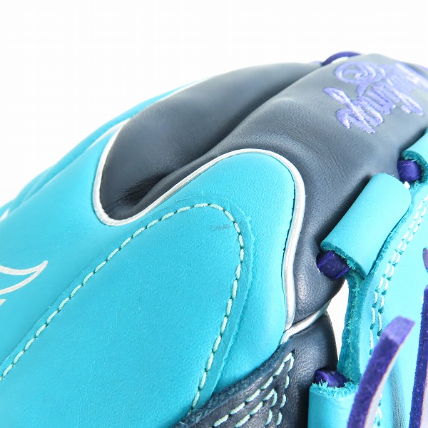 実際に弊社で買取させて頂いたRawlings/ローリングス HYPER TECH COLOR SYNC 軟式 オールラウンド 右投げ用 グローブ GR4HTCN55Wの画像 9枚目