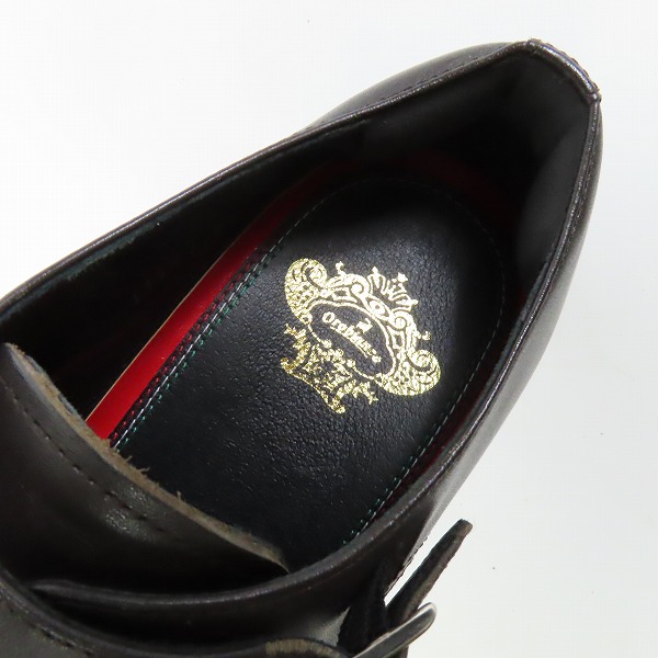 実際に弊社で買取させて頂いた【未使用】Orobianco/オロビアンコ KOGETSU2/コウゲツ2 ダブルモンクストラップ ストレートチップ レザー ビジネスシューズ/40の画像 4枚目