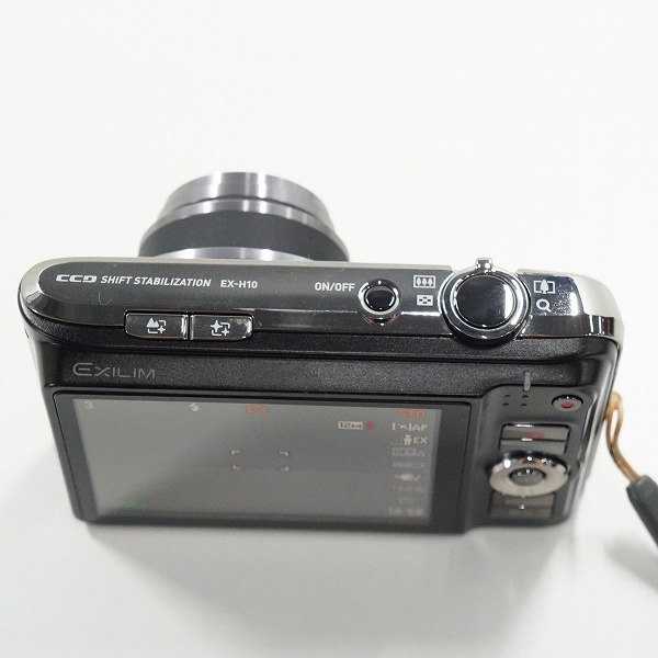 実際に弊社で買取させて頂いたCASIO/カシオ EXILIM EX-H10 エクシリム コンパクトデジタルカメラ 簡易動作確認済みの画像 4枚目