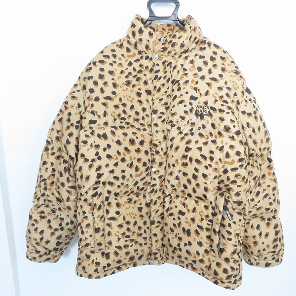 実際に弊社で買取させて頂いたWACKO MARIA × NANGA/ナンガ×ワコマリア 23AW レオパードダウンジャケット/XXL