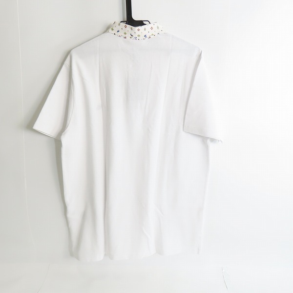 実際に弊社で買取させて頂いた【未使用】ETRO/エトロ 半袖ポロシャツ ホワイト/XLの画像 1枚目
