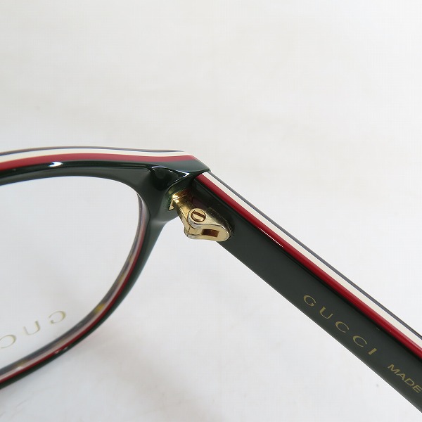 実際に弊社で買取させて頂いた(1)GUCCI/グッチ メガネフレーム アイウェア GG0273O-002の画像 4枚目