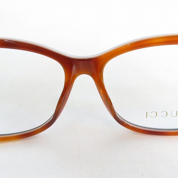 実際に弊社で買取させて頂いたGUCCI/グッチ メガネフレーム アイウェア GG0098O-003の画像 3枚目