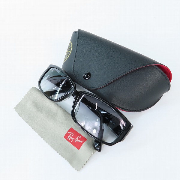 実際に弊社で買取させて頂いたRayBan/レイバン セルフレーム/フルリム サングラス/アイウェア RB2145 901/8Gの画像 9枚目