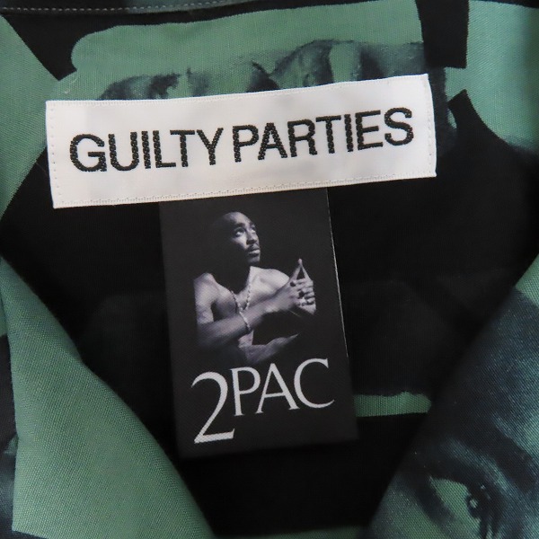 実際に弊社で買取させて頂いたWACKO MARIA/ワコマリア×2PAC/トゥーパック GUILTY PARTIES HAWAIIAN SHIRT S/S レーヨン 半袖シャツ XXLの画像 2枚目
