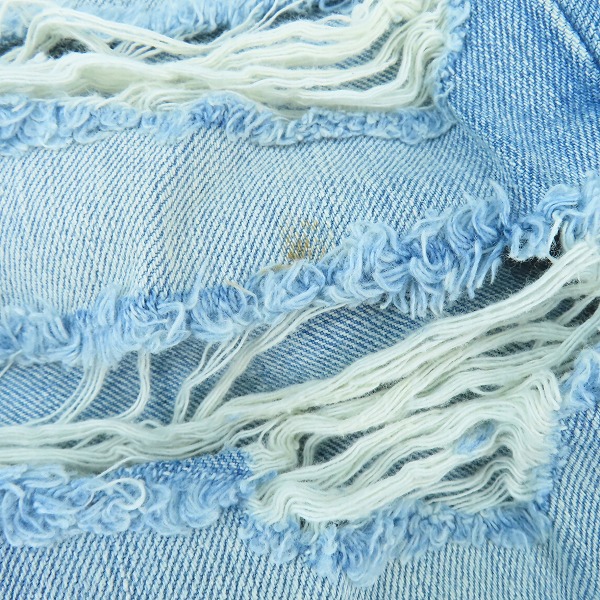 実際に弊社で買取させて頂いたKSUBI/スビ ダメージリペア加工 ジーンズ デニムパンツ/25の画像 7枚目