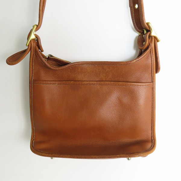 実際に弊社で買取させて頂いたCOACH/コーチ オールドコーチ ヴィンテージ レザーショルダーバッグ 9966の画像 1枚目