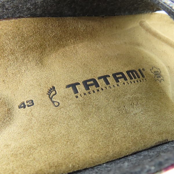 実際に弊社で買取させて頂いた【未使用】TATAMI BIRKENSTOCK/タタミ ビルケンシュトック ディズニー 43の画像 5枚目