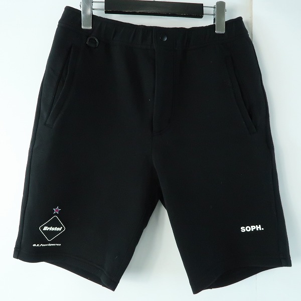 実際に弊社で買取させて頂いたF.C.Real Bristol/F.C.レアルブリストル 18SS SWEAT SHORTS/ショートパンツ ブラック FCRB-180028/S