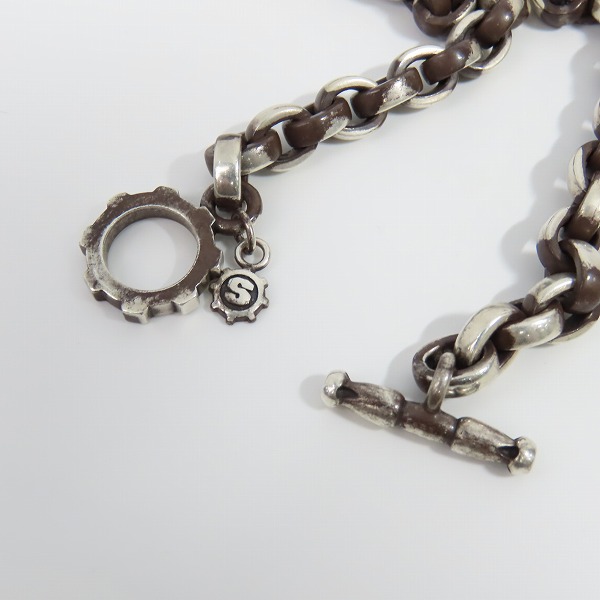 実際に弊社で買取させて頂いた【ギャラ付】STARLINGEAR/スターリンギア ラージプレーンリンクチェーン/60cmの画像 1枚目