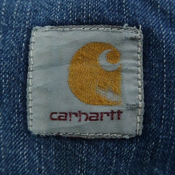 実際に弊社で買取させて頂いたCarhartt/カーハート RETRO PANT/レトロパンツ インディゴ デニム ジーンズ/32の画像 2枚目