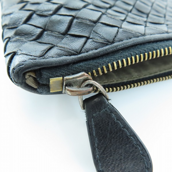 実際に弊社で買取させて頂いたBOTTEGA VENETA/ボッテガヴェネタ イントレチャート レザークラッチバッグ の画像 8枚目