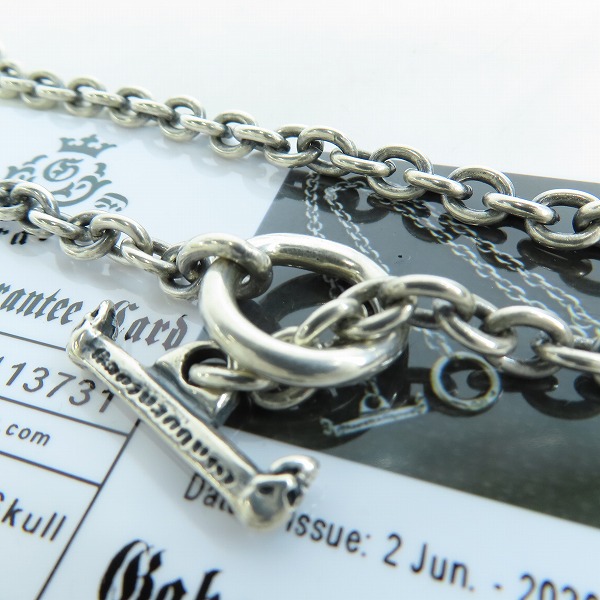 実際に弊社で買取させて頂いた【ギャラ付き】GABORATORY/ガボラトリー/ガボール 6チェーン クォーターTバーネックレス n-66