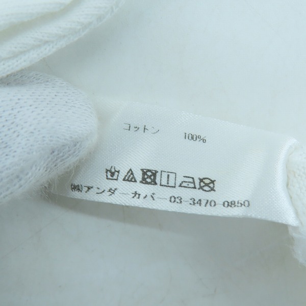 実際に弊社で買取させて頂いたUNDERCOVER/アンダーカバー ANARCHY AND DESPAIR & PEACE 半袖 Tシャツ/XLの画像 4枚目
