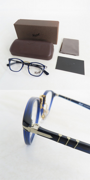 実際に弊社で買取させて頂いたPersol/ペルソール メガネフレーム/アイウェア Typewriter Edition 3109-V 181の画像 9枚目