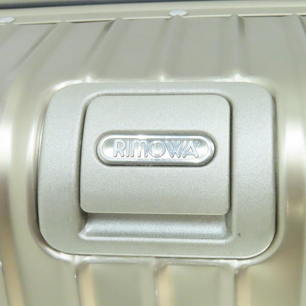 実際に弊社で買取させて頂いたRIMOWA/リモワ TOPAS/トパーズ MW キャリーケース 923.73 4輪 85Lの画像 4枚目