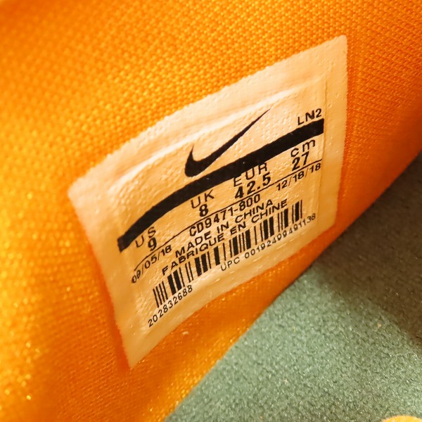 実際に弊社で買取させて頂いたNIKE/ナイキ LEBRON XVI LOW AC/レブロン16 ロー アトモス サファリ CD9471-800 27の画像 5枚目