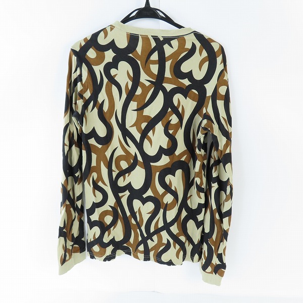 実際に弊社で買取させて頂いたNUMBER(N)INE/ナンバーナイン Tシャツ ハートライバル柄 ダメージ加工 ロングTシャツ 2の画像 1枚目