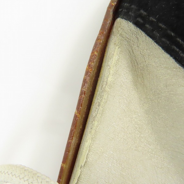 実際に弊社で買取させて頂いたGUCCI/グッチ スエード×レザー ローカット スニーカー ジャーマントレーナー 41E　の画像 6枚目