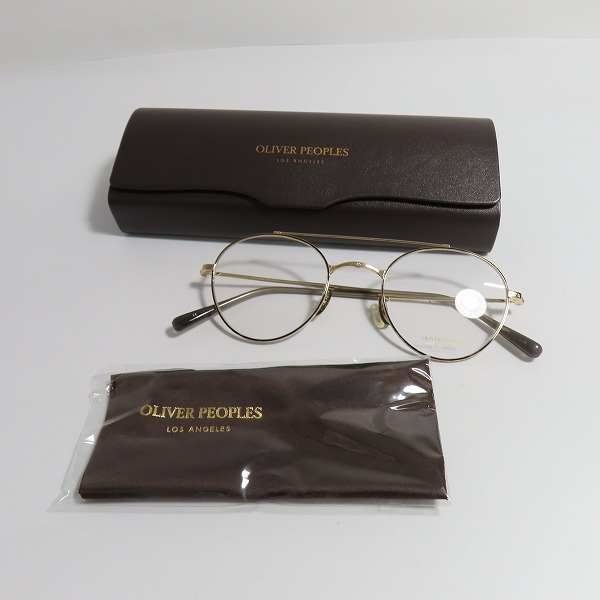 実際に弊社で買取させて頂いたOLIVER PEOPLES/オリバーピープルズ Cheswick G メタルフレーム メガネフレーム アイウェアの画像 9枚目