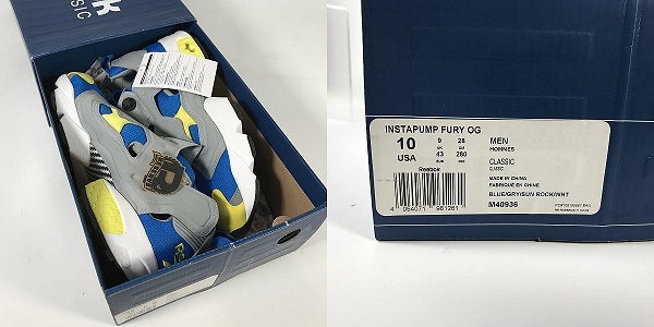 実際に弊社で買取させて頂いた【未使用】Reebok/リーボック インスタポンプフューリー M40936 28の画像 9枚目