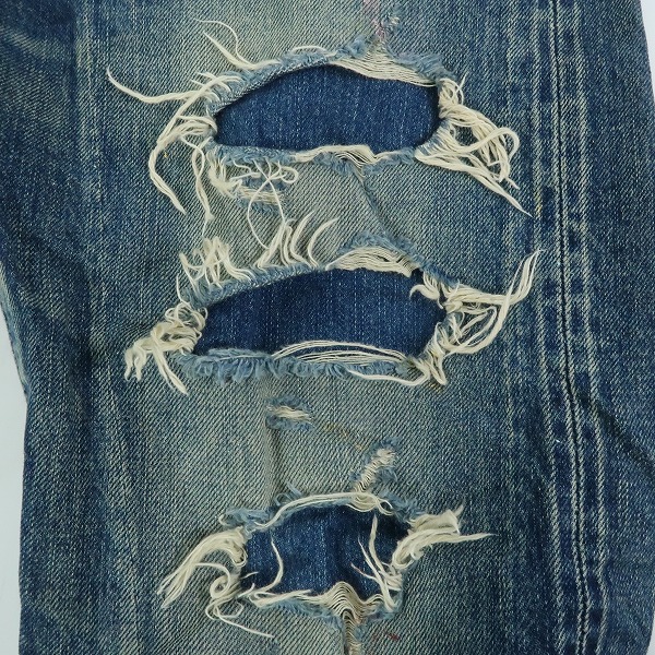 実際に弊社で買取させて頂いたHYSTERIC GLAMOUR/ヒステリックグラマー PF加工 スリムストレート デニムパンツ 0231AP02/34の画像 7枚目