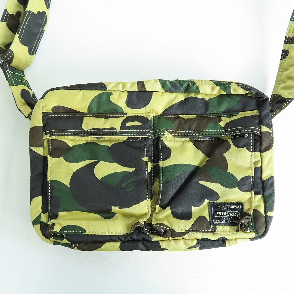 実際に弊社で買取させて頂いたPORTER×A BATHING APE/ポーター×エイプ TANKER/タンカー ショルダーバッグ 6933-482-100の画像 0枚目