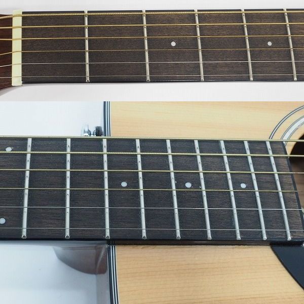 実際に弊社で買取させて頂いた★Fender/フェンダー CC-60S LH/NAT アコースティックギター/アコギ レフティ/左きき用 ソフトケース付の画像 3枚目