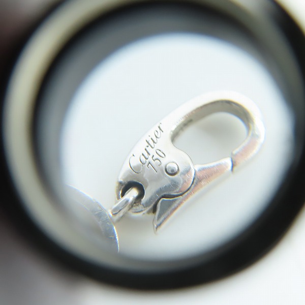 実際に弊社で買取させて頂いたCartier/カルティエ AU750/K18WG/ホワイトゴールド ラブチャーム ペンダントトップの画像 5枚目