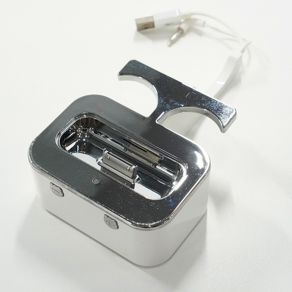 実際に弊社で買取させて頂いたradius/ラディウス MEDICOM TOY/メディコムトイ SP-BBF11 W ホワイト BE@RBRICK/ベアブリック スピーカーシステム 動作未確認の画像 6枚目