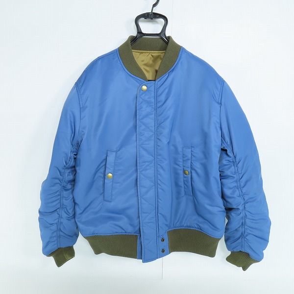 実際に弊社で買取させて頂いたDIESEL/ディーゼル リバーシブル 中綿 ボンバージャケット J-MA-ONE-REV/XLの画像 2枚目