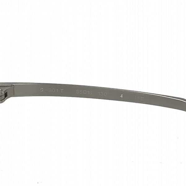 実際に弊社で買取させて頂いた999.9/フォーナインズ チタンシャーリング 度入り 眼鏡/メガネフレーム/アイウェア S-801Tの画像 5枚目