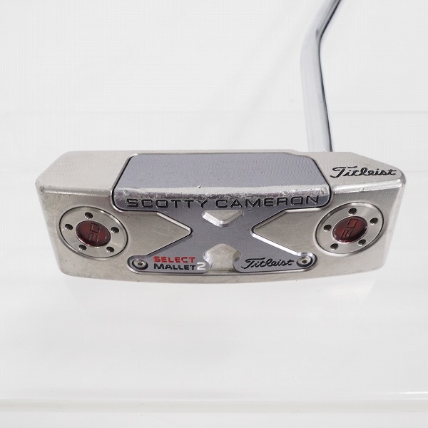 実際に弊社で買取させて頂いたSCOTTY CAMERON/スコッティキャメロン SELECT MALLET 2/セレクト マレット パター 32.125インチ ヘッドカバー付き の画像 5枚目