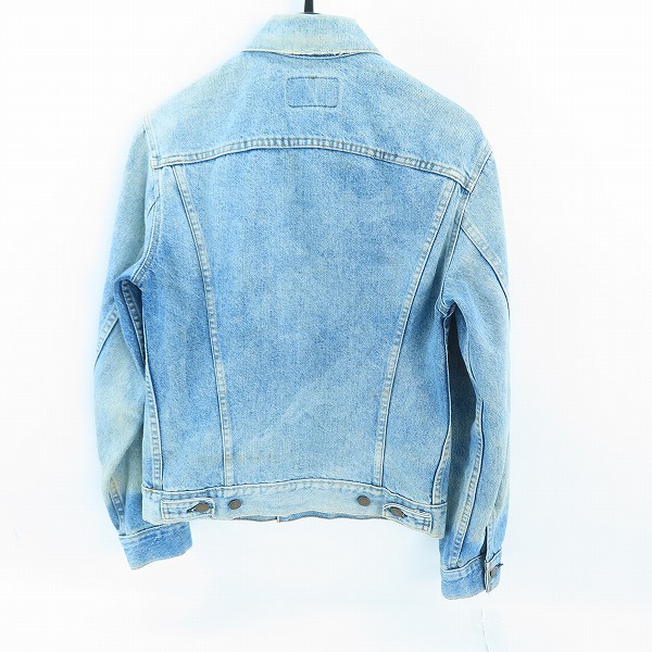 実際に弊社で買取させて頂いたLEVI'S/リーバイス 刻印525 スモールe 均等V 4th ヴィンテージ/ビンテージ デニムジャケットの画像 1枚目