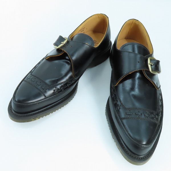 実際に弊社で買取させて頂いたGEORGE COX/ジョージコックス レザー/インターレース ブラック 4067/7