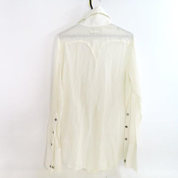 実際に弊社で買取させて頂いたIF SIX WAS NINE/イフシックスワズナイン TXS-PGS/M タキシードシャツ ホワイト/1の画像 1枚目