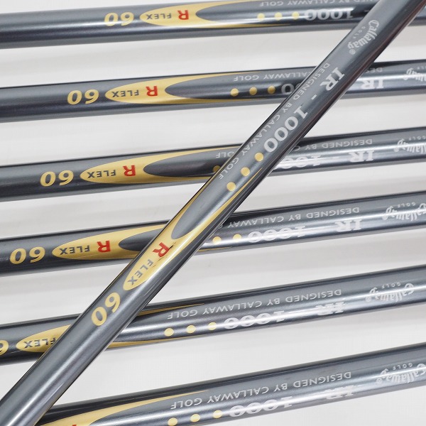 実際に弊社で買取させて頂いたCallaway/キャロウェイ E.R.C HOT FORGED/フォージド アイアン #6～9,P,A,Sw 7本セット IR-1000 60 FLEX：R の画像 6枚目