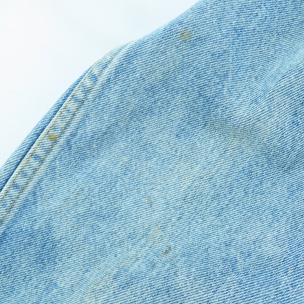 実際に弊社で買取させて頂いたLEVI'S/リーバイス 刻印525 スモールe 均等V 4th ヴィンテージ/ビンテージ デニムジャケットの画像 8枚目