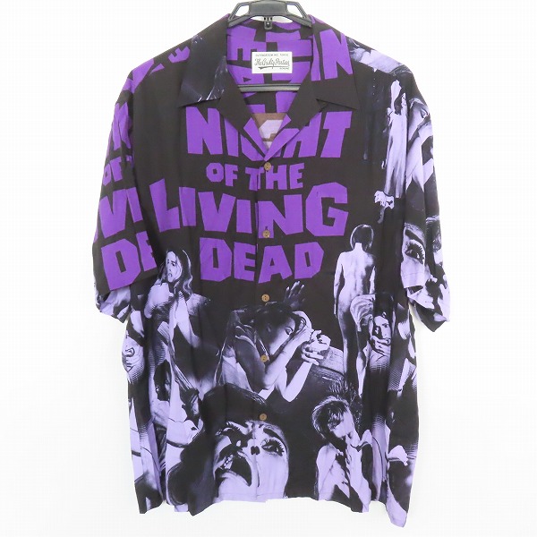 実際に弊社で買取させて頂いたWACKO MARIA/ワコマリア  NIGHT OF THE LIVING DEAD/HAWAIIAN SHIRT S/S TYPE-1 XXL