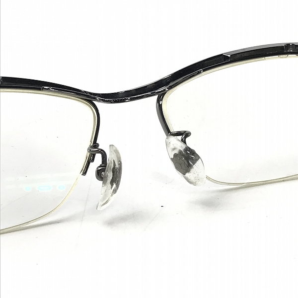 実際に弊社で買取させて頂いた999.9/フォーナインズ チタン ガンメタリック 度入り 眼鏡/メガネフレーム/アイウェア S-306T CAESAR-FLIP クリップオン付の画像 3枚目