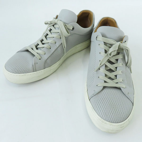 実際に弊社で買取させて頂いたHUGO BOSS/ヒューゴボス Trainers レザー シューズ/スニーカー グレー 50407828/45