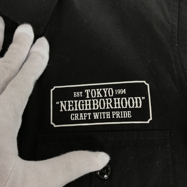 実際に弊社で買取させて頂いたNEIGHBORHOOD/ネイバーフッド Classic Work/クラシック ワークシャツ 181TSNH-SHM02/Sの画像 6枚目