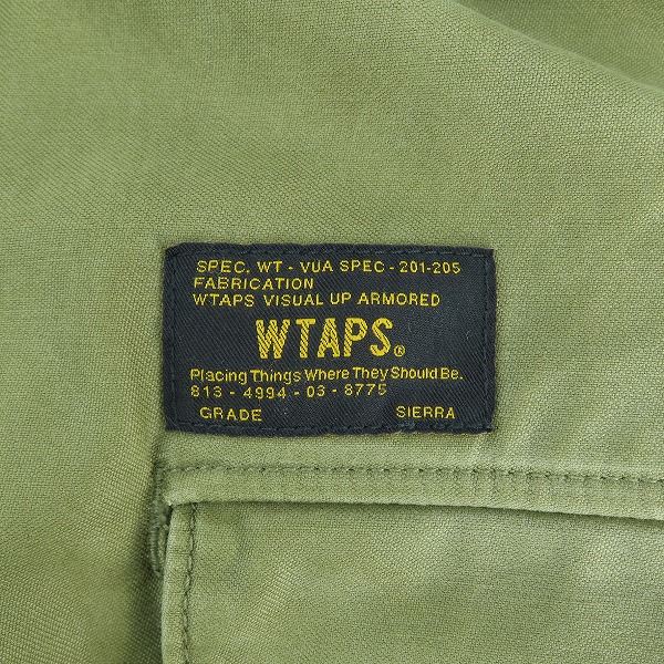 実際に弊社で買取させて頂いたWTAPS/ダブルタップス jungle M-65 SATIN CROSS BONE/クロスボーンミリタリー ジャケット 112GWDT-JKM04S/1の画像 5枚目