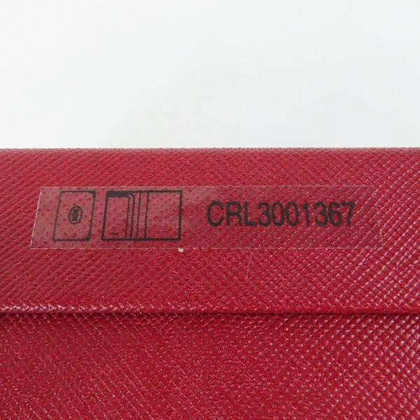 実際に弊社で買取させて頂いたCartier/カルティエ マスト ドゥ カルティエ カードケース CRL3001367の画像 6枚目