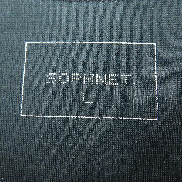 実際に弊社で買取させて頂いたSOPHNET. /ソフネット 22SS S/S FOOTBALL WIDE TEE BLACK/SOPH-220019/Lの画像 2枚目