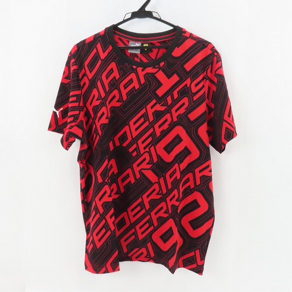実際に弊社で買取させて頂いた【未使用】PUMA/プーマ  2022 フェラーリ オフィシャル SF レース AOP Tシャツ 533721 01 /L