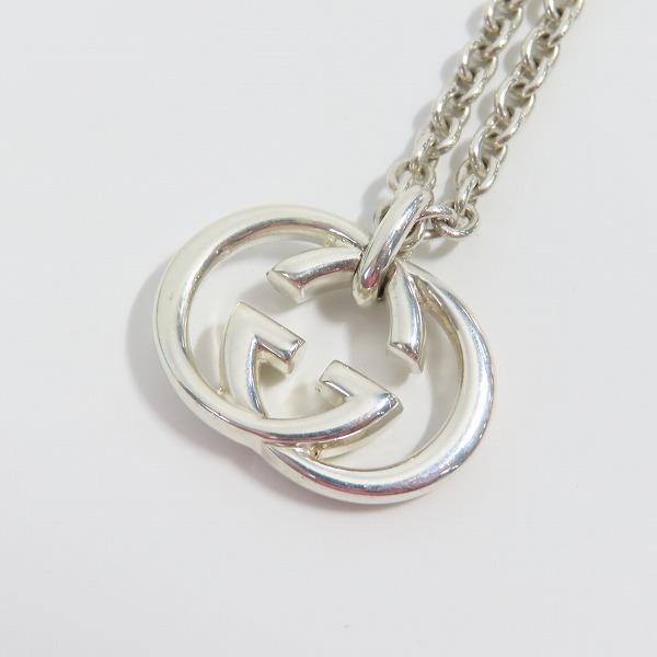 実際に弊社で買取させて頂いたGUCCI/グッチ GGロゴ インターロッキングG ネックレス