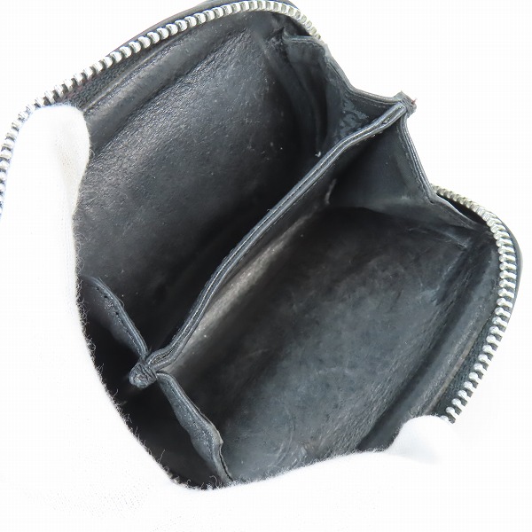 実際に弊社で買取させて頂いたCHROME HEARTS/クロムハーツ ラウンドジップ レザーコインケース/小銭入れの画像 3枚目