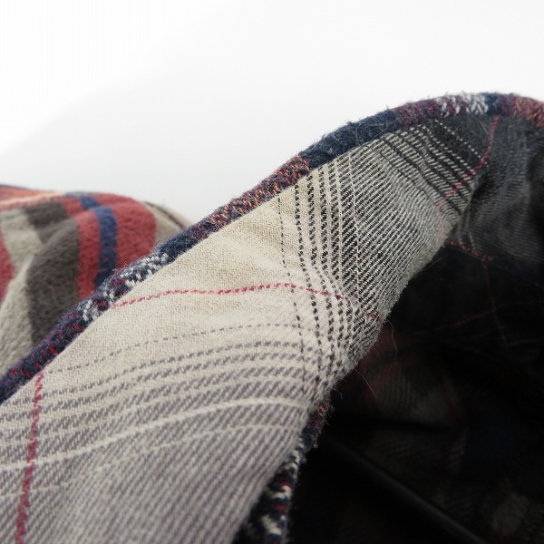 実際に弊社で買取させて頂いたLGB/ルグランブルー チェック柄 ロングシャツ SHIRT-G/M 1223C/1の画像 5枚目