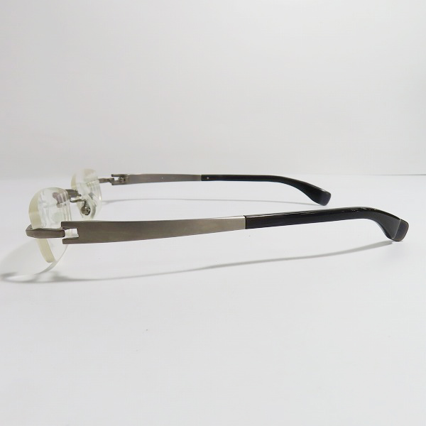 実際に弊社で買取させて頂いた999.9/フォーナインズ TITANIUM 度入り眼鏡/メガネフレーム/アイウェア TW-43ATの画像 1枚目